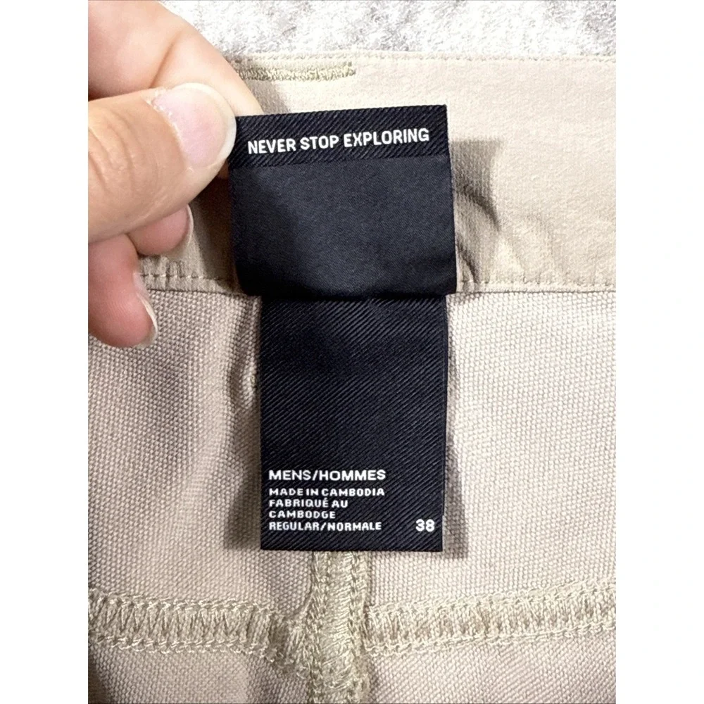 North Face Retrack‎ II Shorts Mens Size 38 Beige Performance Stretch Outdoors